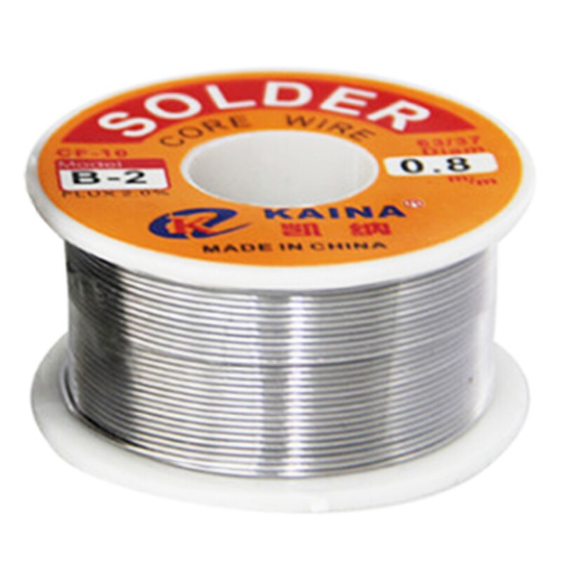 KAINA 63/37 ּ ִ  ö ̾  0.8mm 2 %  ھ ÷  100G/KAINA 63/37 Tin Solder Welding Iron Wire Lead 0.8mm 2% Rosin Core Flux Reel 100G